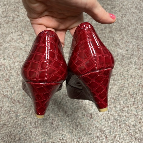 Nine West wedge heel patent shoes - Picture 6 of 6